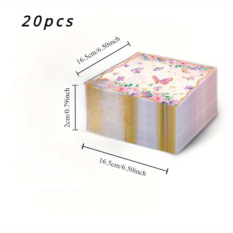 Factory Price Plants Tissue Paper Personalized Napkin Printed Napkins