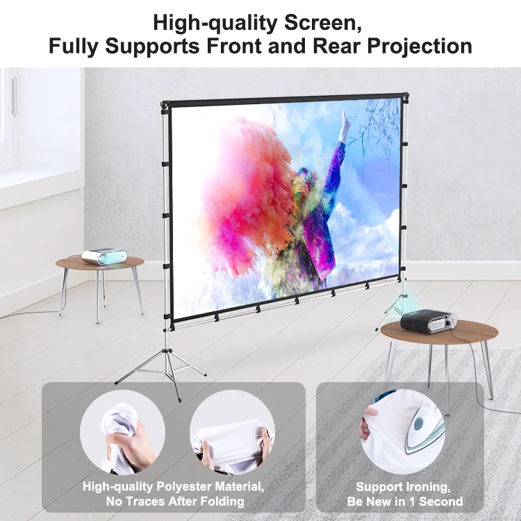 16:9 Home Cinema Aluminum Fixed Frame Projection Screen/Projector Screen