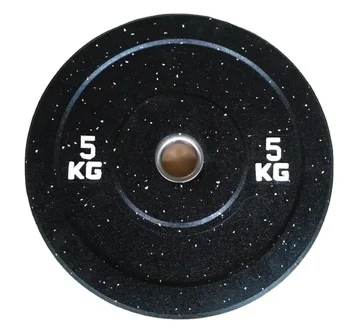 Custom Logo Gym Fitness Weightlifting Hi-temp Barbell Plate 5kg 10kg Power Training Crumb Rubber Bumper Plate