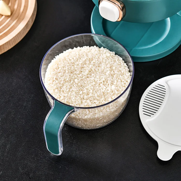 Wholesale 10kg Durable Plastic Rice Bucket Ricer Box Rice Storage Box With Lid