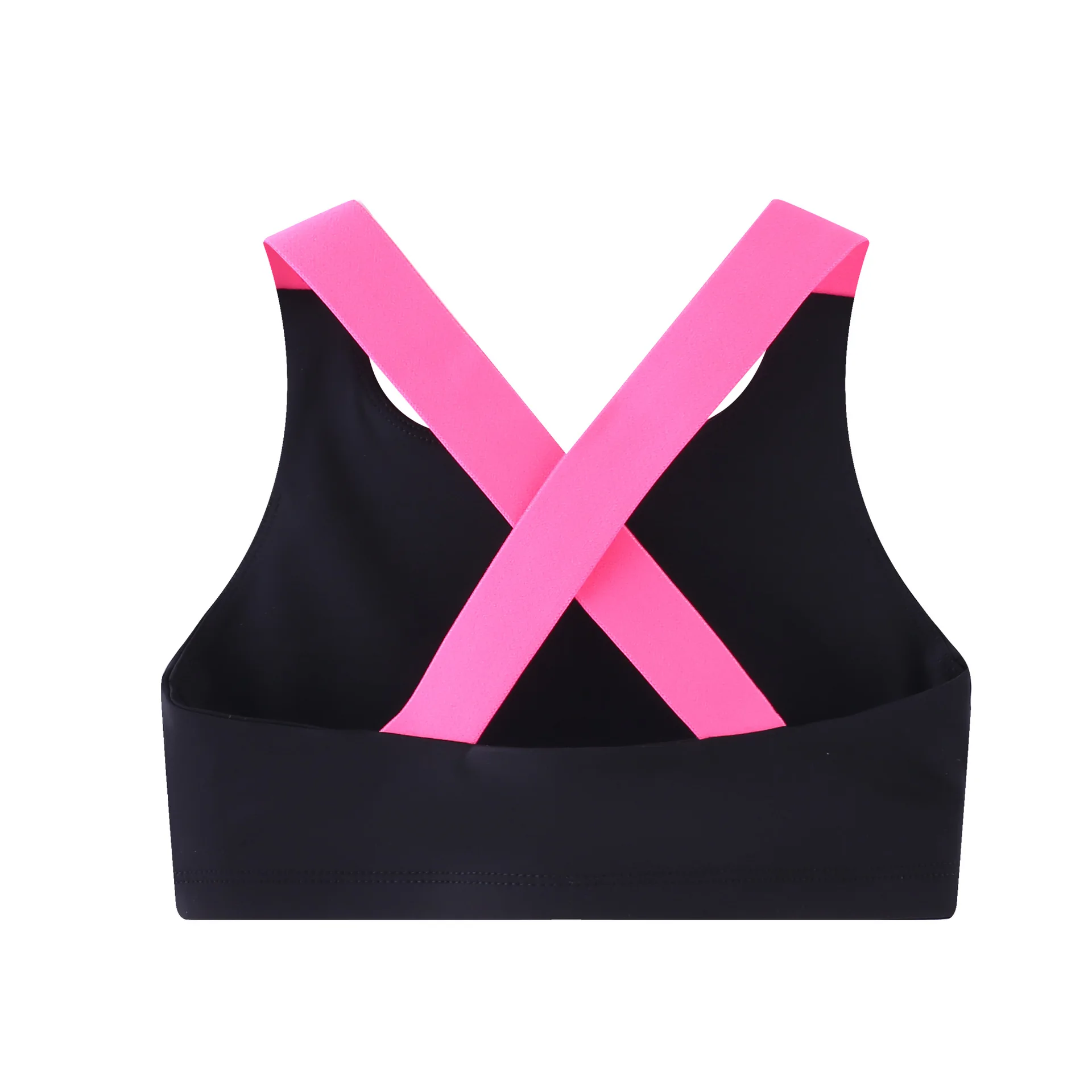 2025 Wholesale Cheap Small MOQ Kids Girls Yoga Fitness  Dancewear Top Ballet Dance Bra Gymnastics Wear Bra Top for Sale