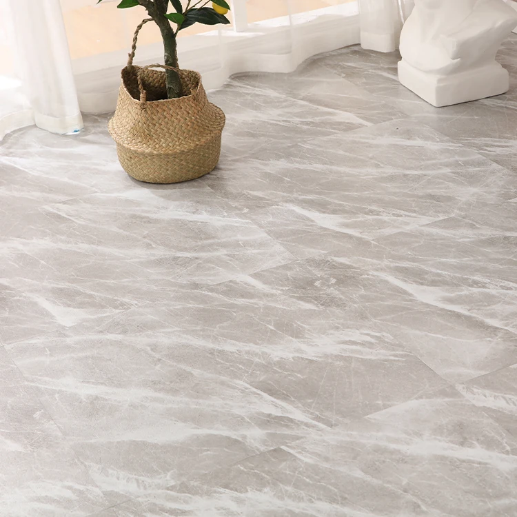 Linoleum Flooring Cheap PVC Tile Stickers Dry Bottom LVT Flooring Anti Abrasion Anti Slip Self Adhesive Vinyl Flooring