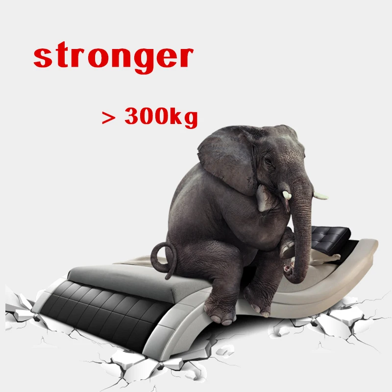 
Best-selling new modern concise style leather bed queen size king size Bedroom furniture 