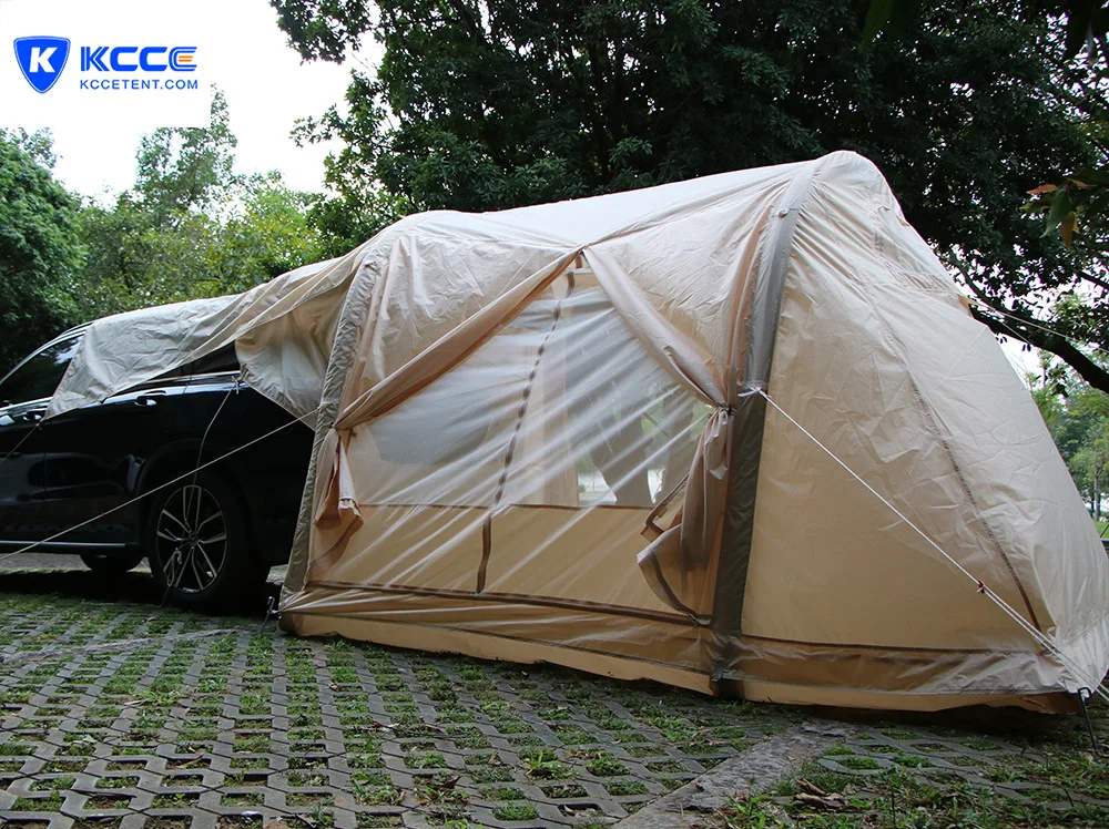 KCCE Waterproof inflatable portable trailer tent SUV tent with canopy//