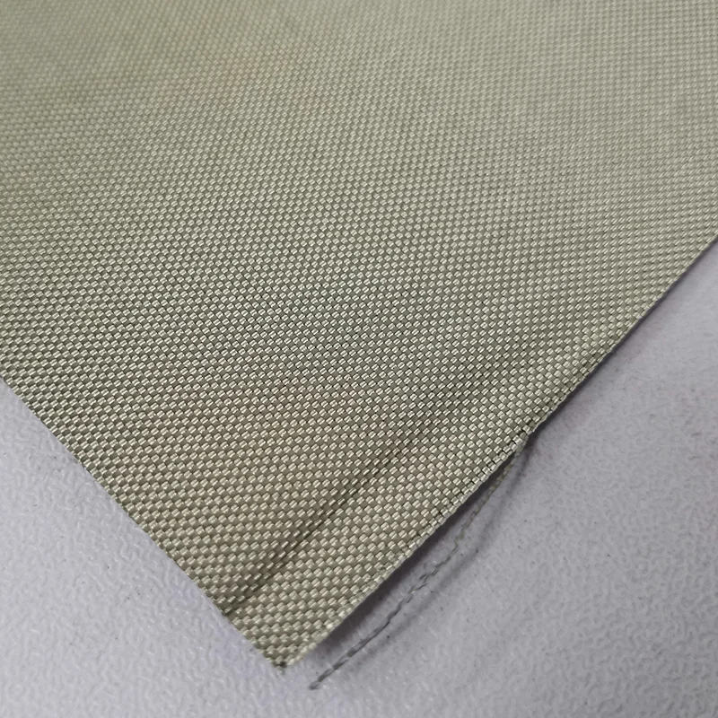 0.17MM thick 420D Copper and Nickle Coated Fiber RFID Signal Blocking Fabric EMF Shielding Conductive Fabric Cloth For Smart Pho