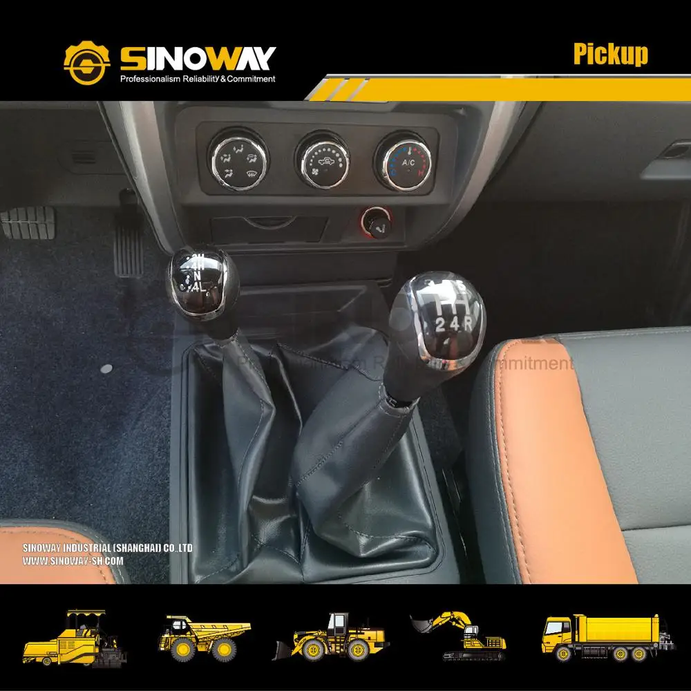  Заводская поставка полный привод 4WD с двойной кабиной гитарный пикап на дизельном двигателе fishman для