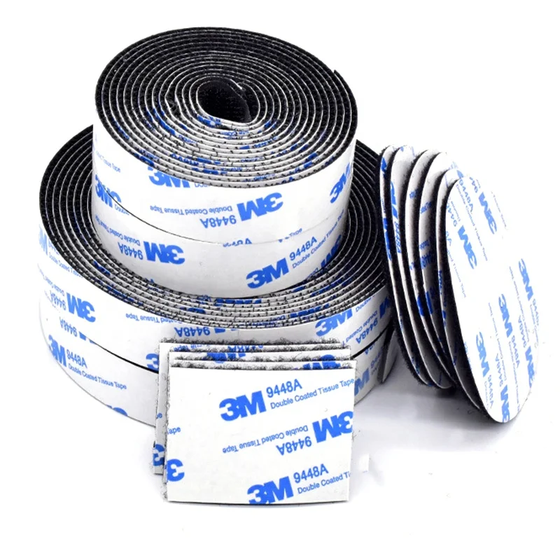 Factory Price High Quality Custom Reusable Sticky Fastener Double Sided Self Adhesive Hook And Loop Strap Tape