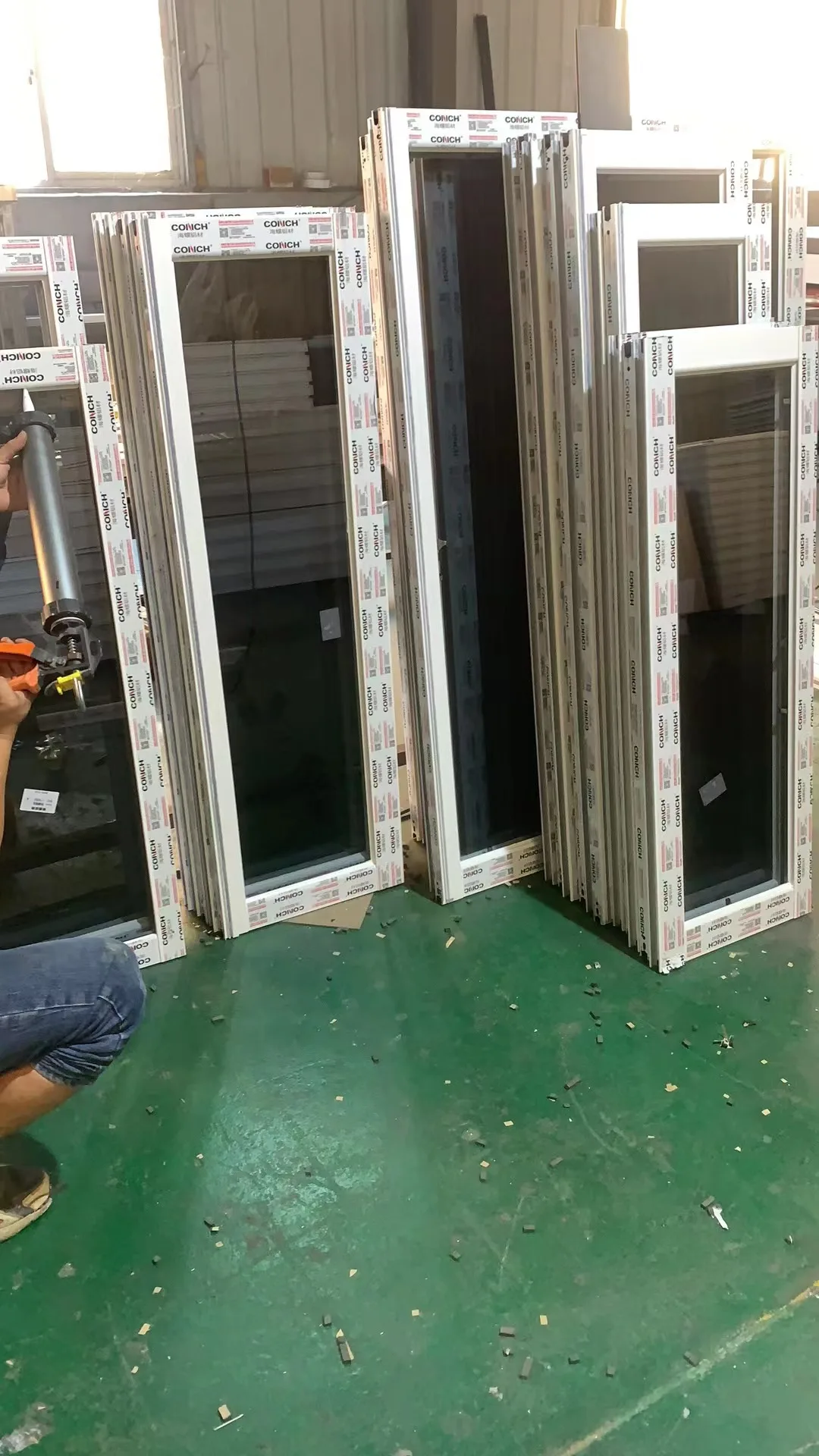 Market Popular  Wholesale price UPVC tempered glass windows used for room   fixed window