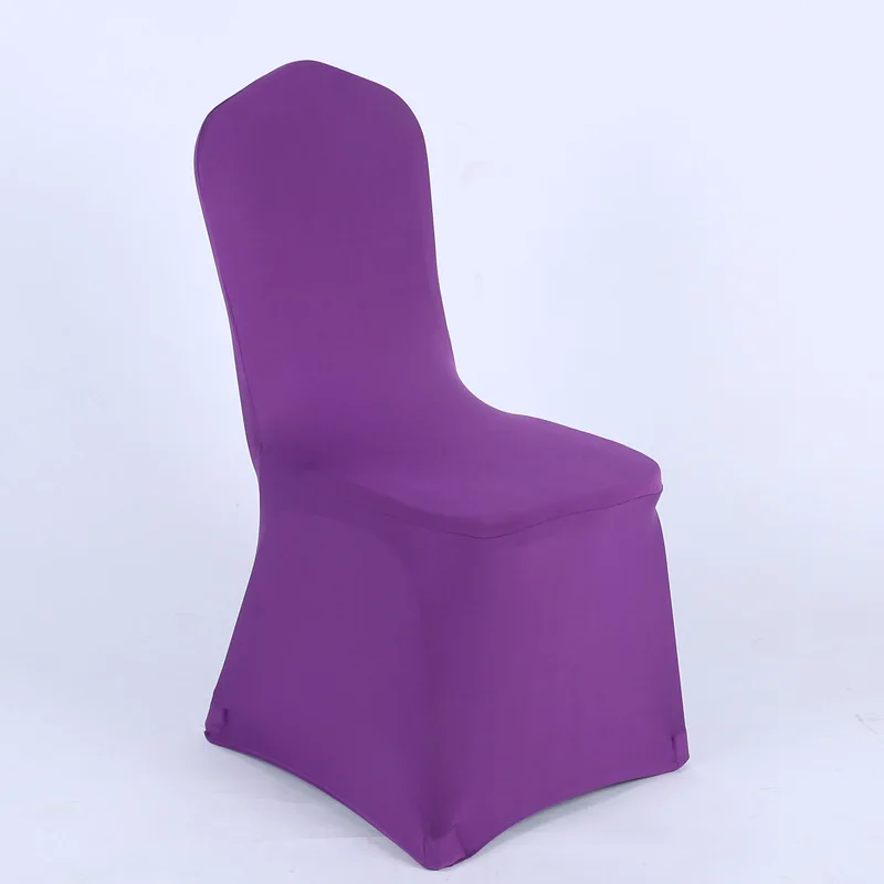 Wholesale Factory Direct White Elegant Banquet Chair Slipcover Wedding Decoration Chair Cover
