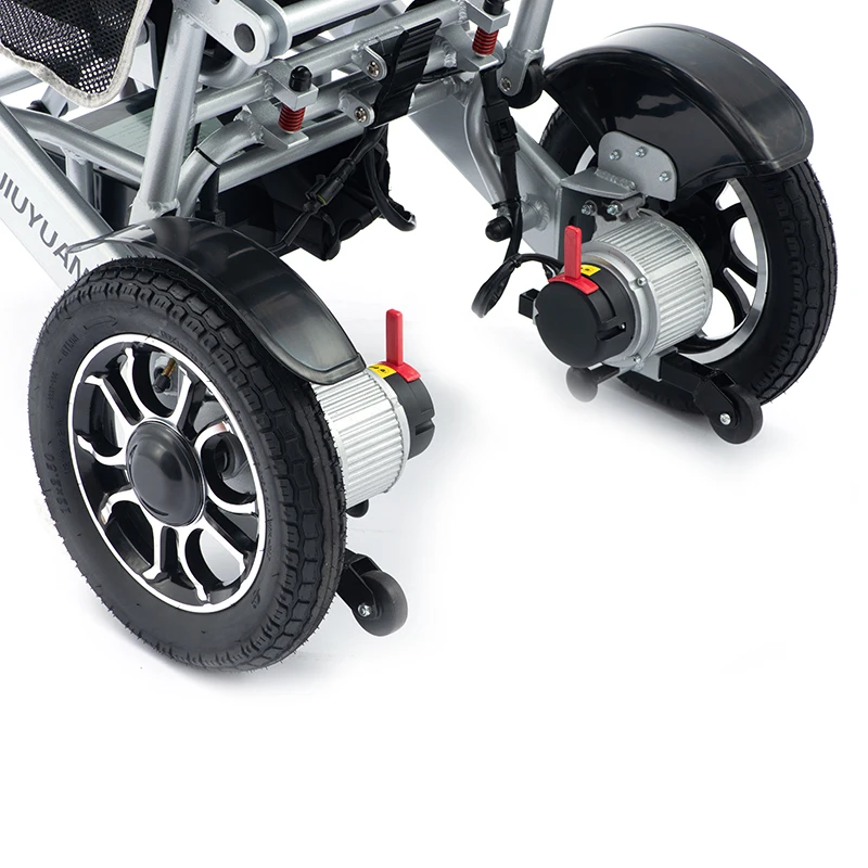 Hgh Quality Ultralight Folding Wheelchair Manual Folding Wheelchair Engine Motor 10 Inch Hub Motor