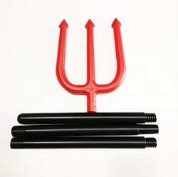halloween party performances dress up accessory prop fake sickle devil trident kids tricky toys halloween plastic weapon