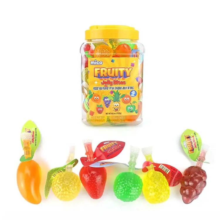 Оптовая продажа, цветная Халяль, Детская здоровая закуска, еда, Tik Tok, этикетка, фруктовые вкусы, форма, желе, чашка для напитков, конфета в квадратной банке