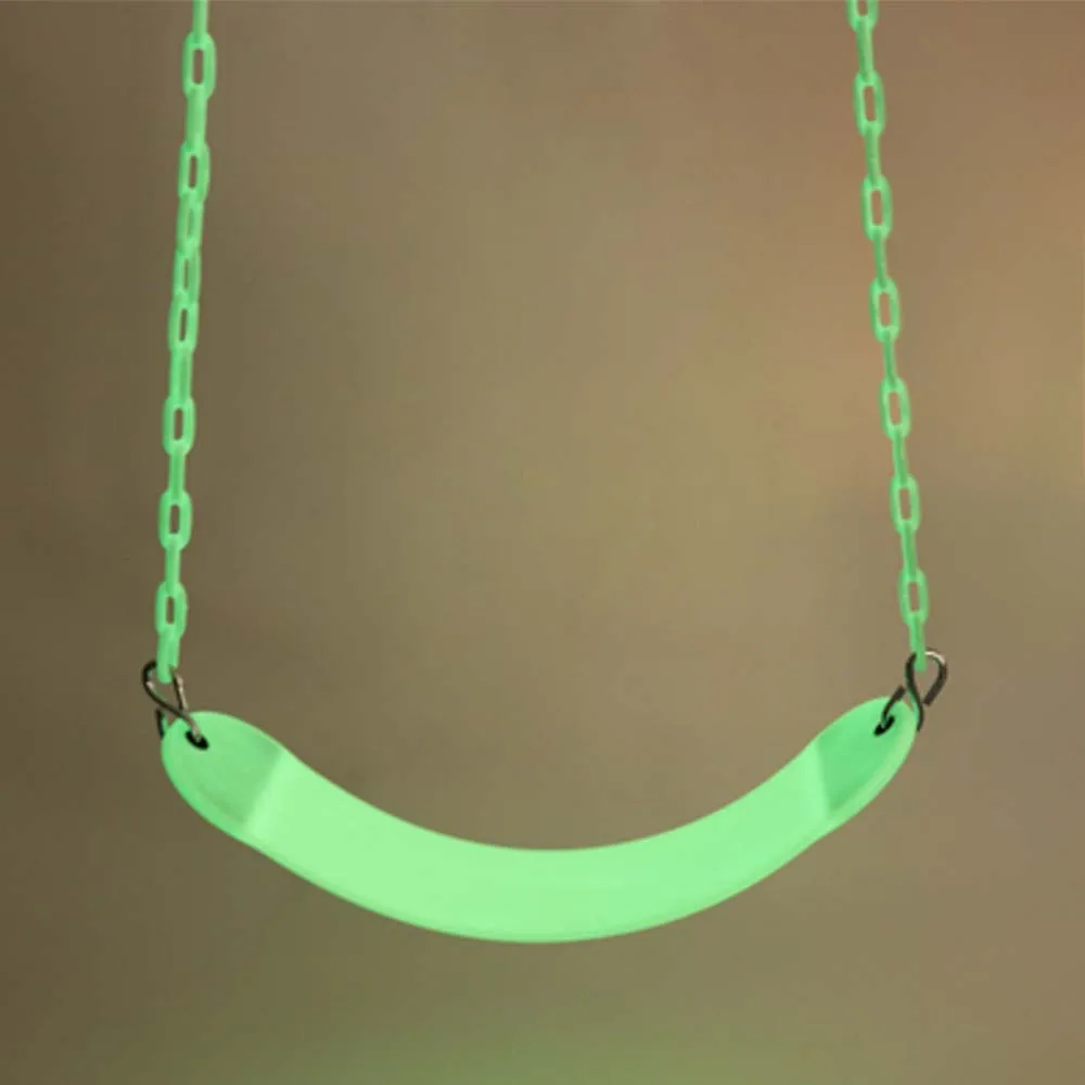 GLOWING EVA Swing Seat Belt for Children With Glowing Plastic Coated Chain