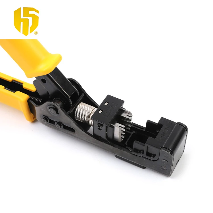 HS-5098 Прямая продажа с фабрики оптом или в розницу RJ45 90 градусов Keystone Jack прекращение обжимной инструмент