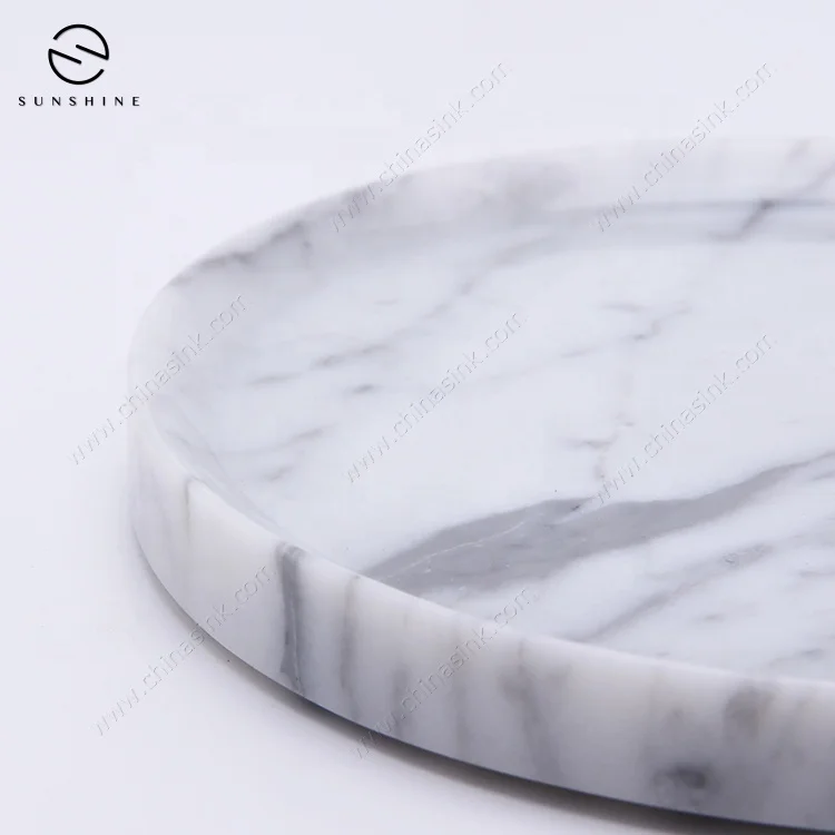 New Arrival Stone Marble Decorative Serving Tray For Hotel