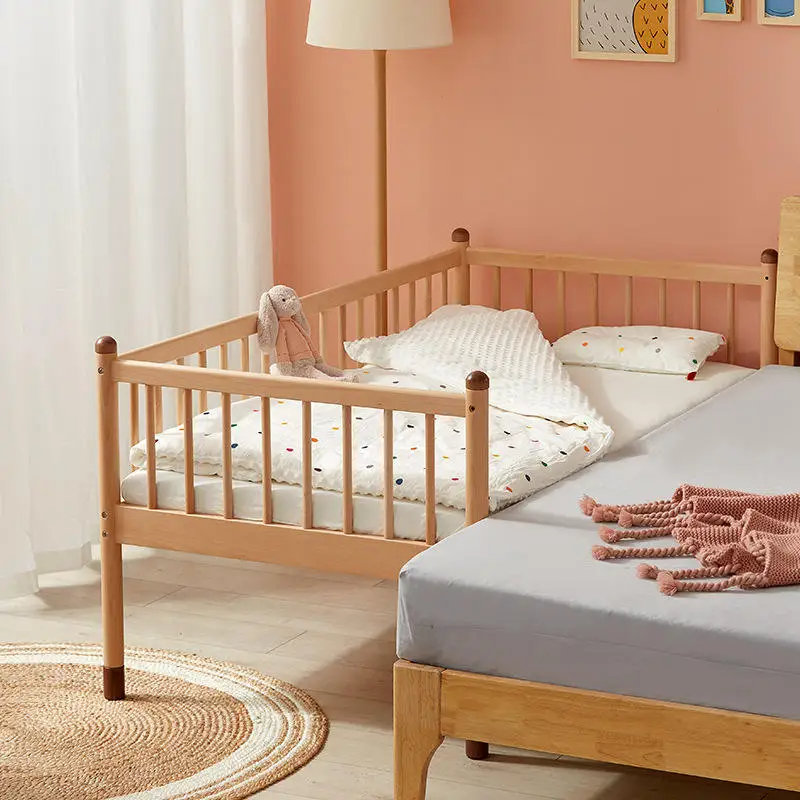 High Quality Original Beech Wood Baby Furniture Wooden Baby Crib