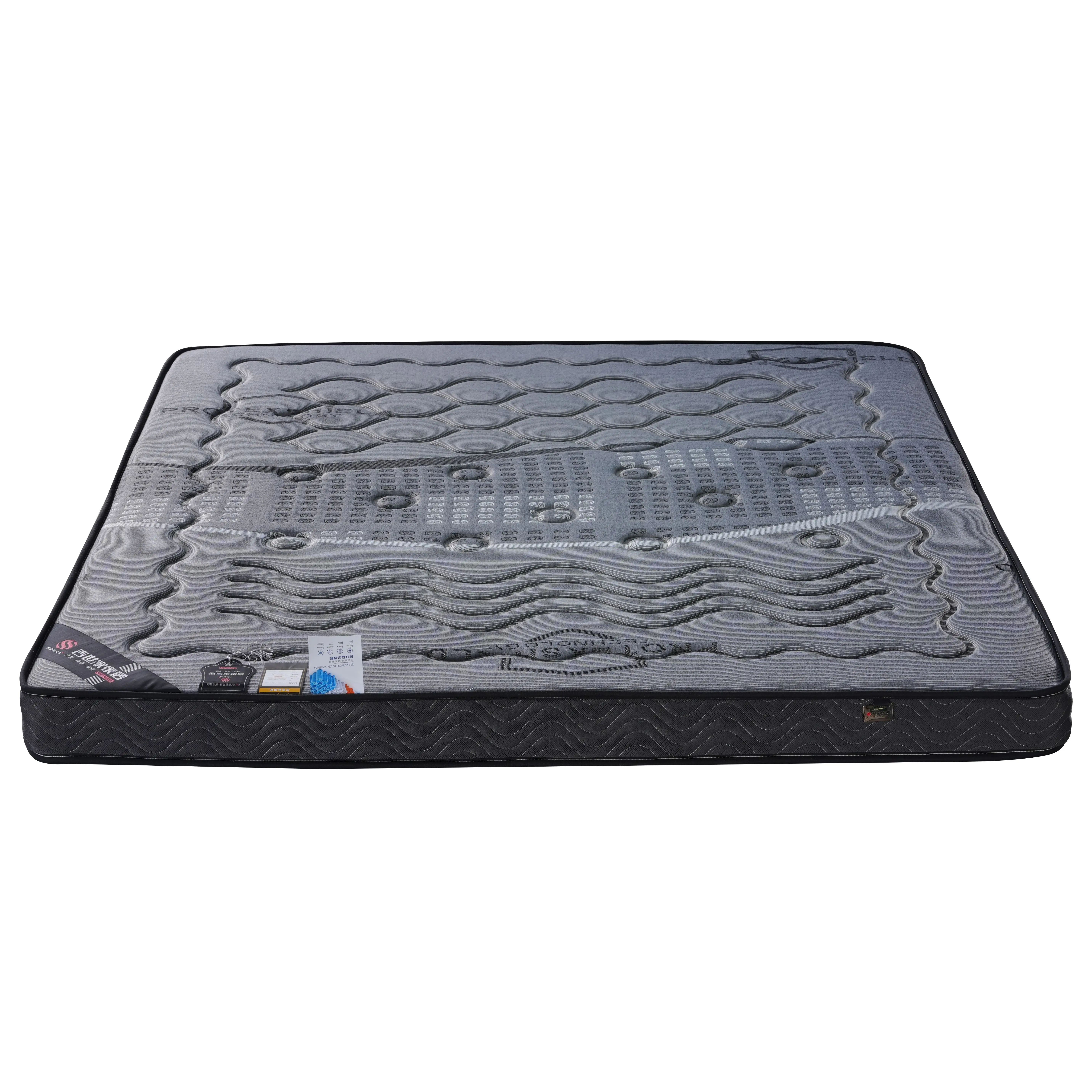 New Design and popular Very Comfortable and Soft spring queen size memory foam bed mattress