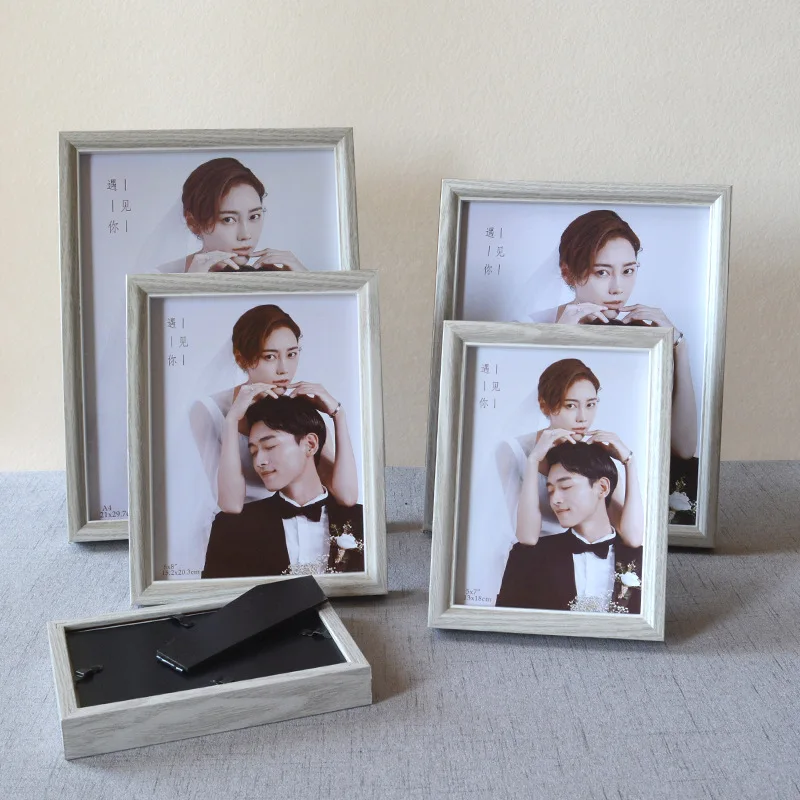 Wholesale white 3d deep display wooden 6x6 8x8 9x9 shadowbox photo picture frames