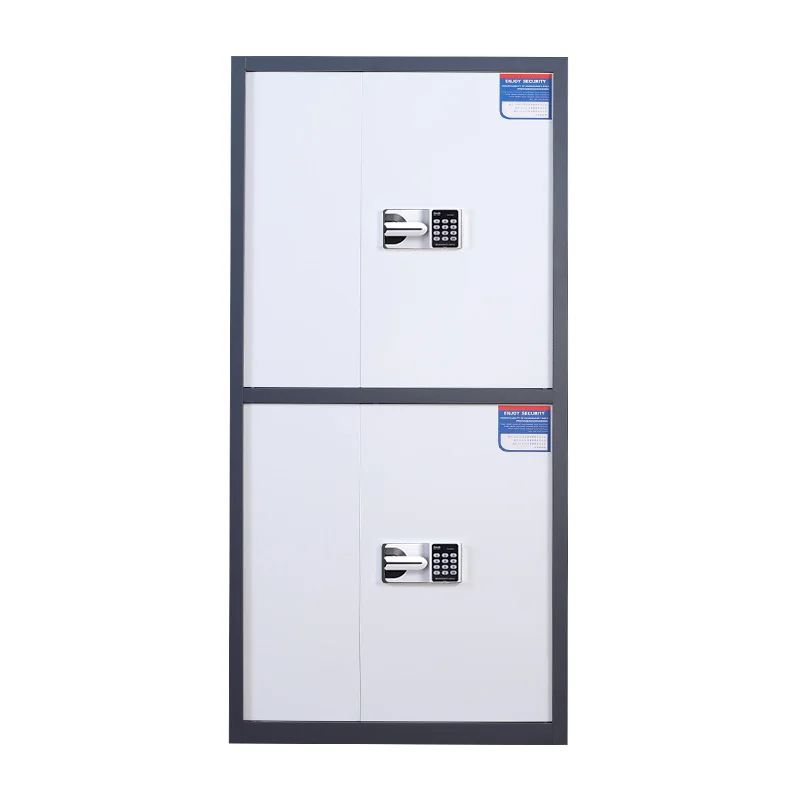 National treasure lock confidential cabinet document financial filing cabinet Office safe box double section cabinet