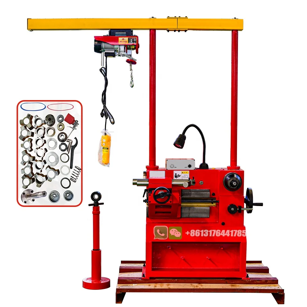 T8465 T8465FCV T8470 brake drum lathe/disc cutting machine heavy duty disc & drum brake lathe w/ 3 jaw double