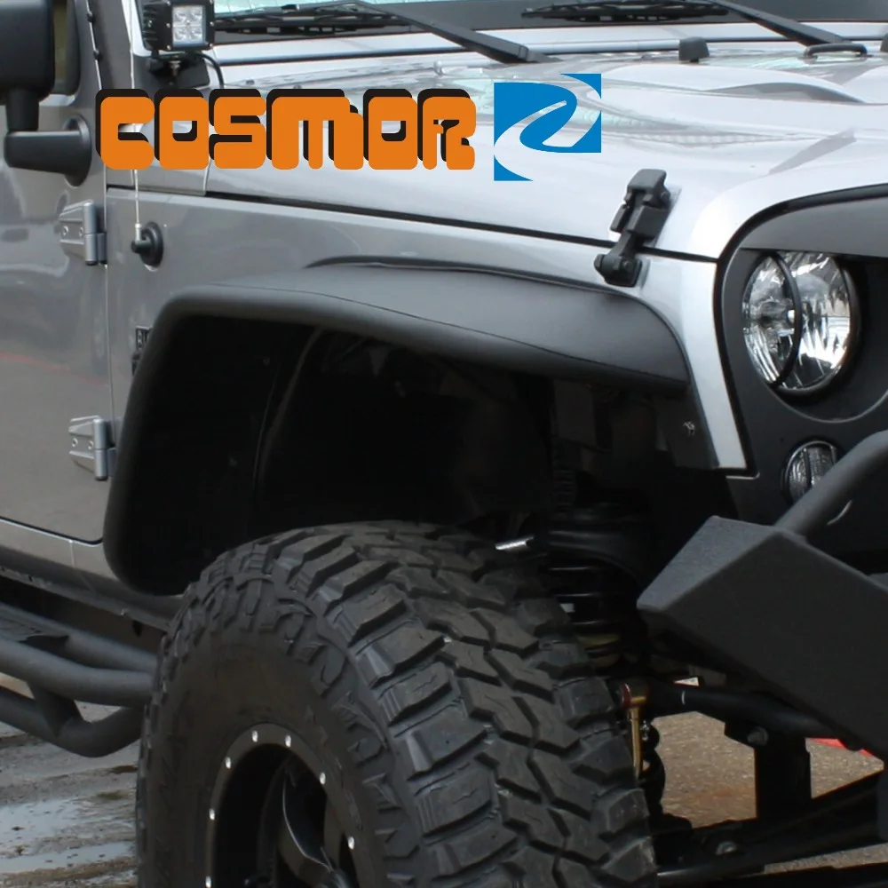 Steel Fender Flares for Jeep Wrangler JK 2007-2016