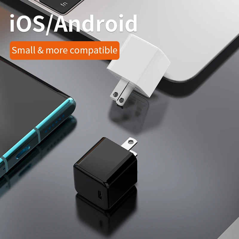 Factory Wholesale Mini Size Us Eu Plus Pd 20w Quick Charging Wall Mobile Phone Usb Type C Charger For Iphone 13