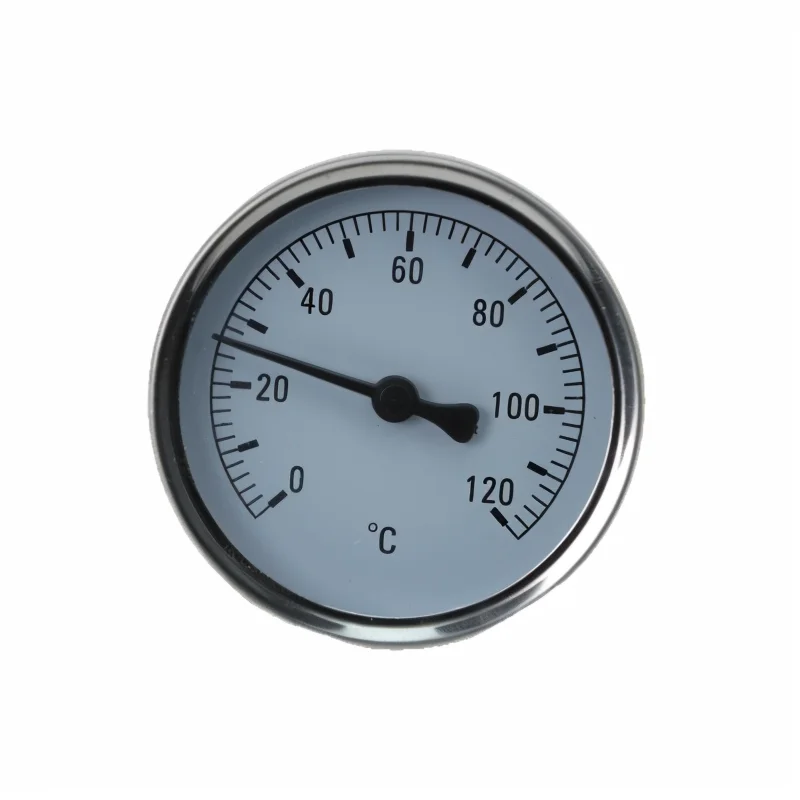 Glosok Universal Type Dial 40mm Stem Temperature Gauge Thread Water Bimetal Thermometer Boiler Thermometer