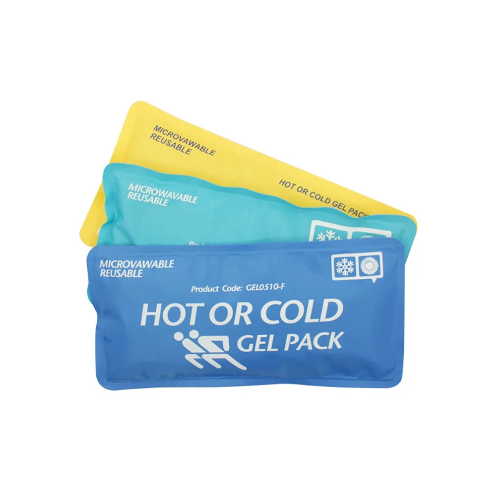 Free Sample Gel Hot & Cold Packs Custom Shape Size Printing Pain Relief Reusable Gel Ice Pack