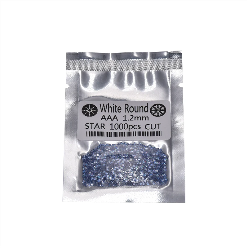 Thriving Gems wholesale Small Size AAA cz stone round blue sapphire cubic zirconia for Ring