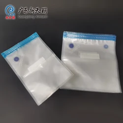 Eco friendly custom BPA Free food Embossed Whole double zipper Domestic vacuum packaging bag with air valve