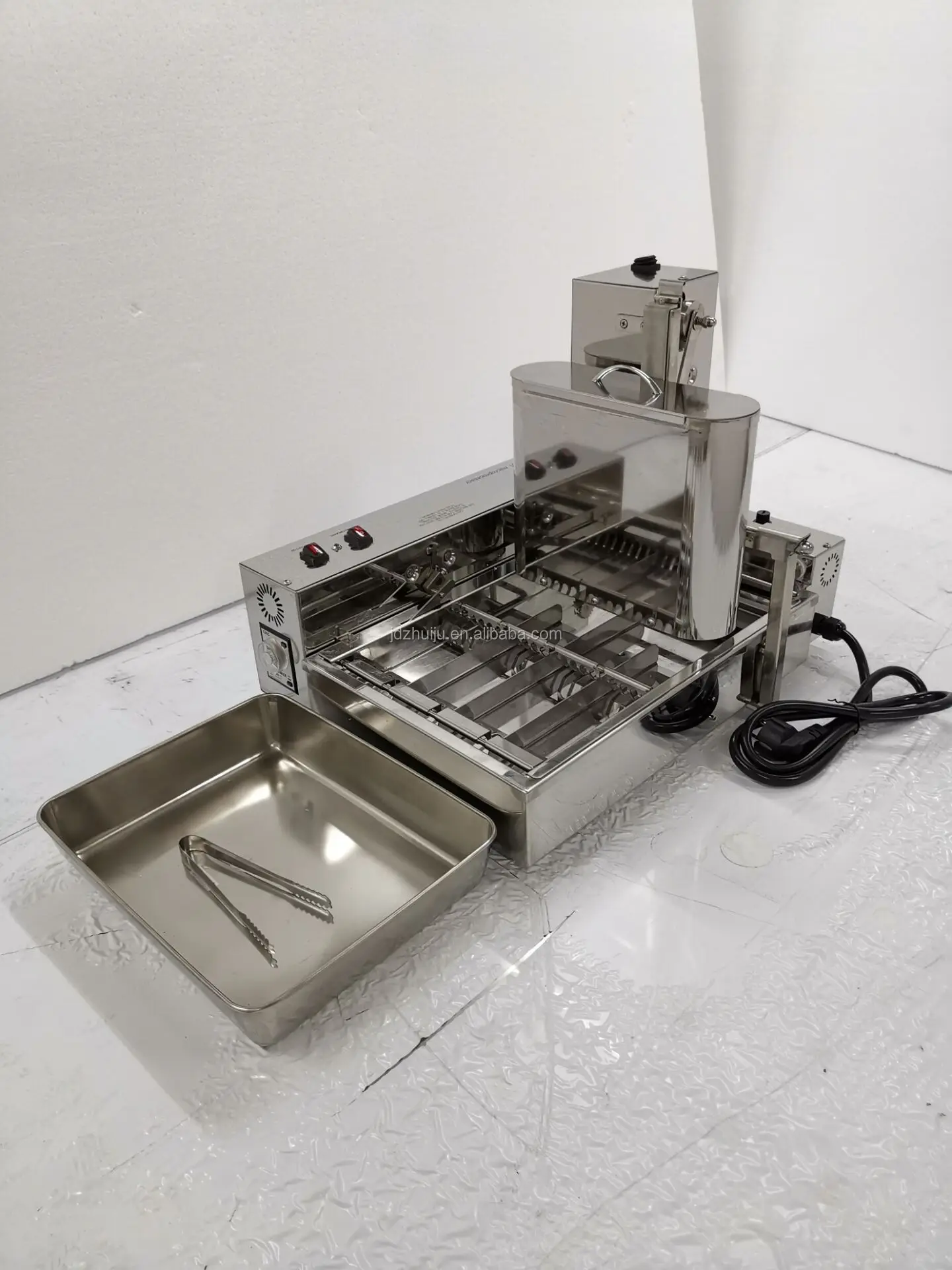 Full automatic donut glazing machine / donut decorating machine / donut glazer