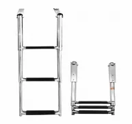 Alastin Marine Hardware 316/304 Stainless Steel High Quality Telescopic Boat Ladders