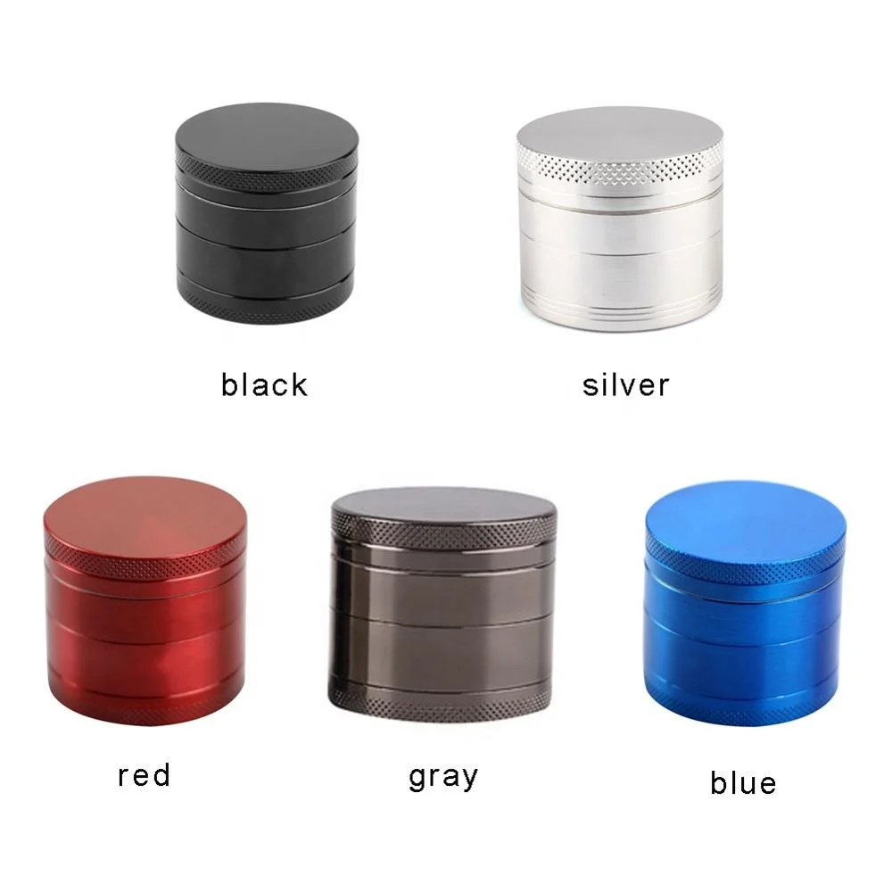 Wholesale Customized 4-layer Aluminum Herb Grinder Herbal Grinders Men Grinder Smoking Accessories