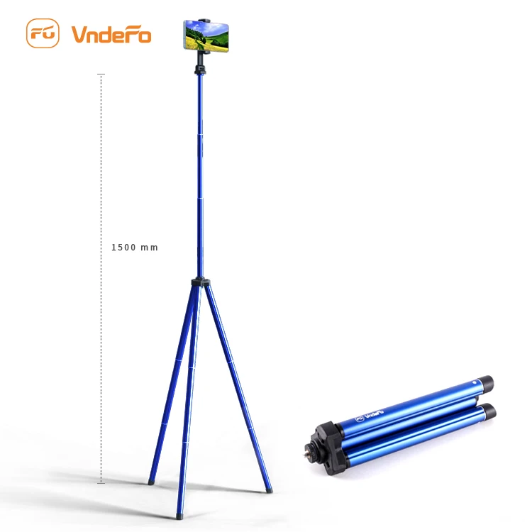 Photographic vlogging lightweight smart camera tripod stand smartphone aluminum foldable selfie tripod