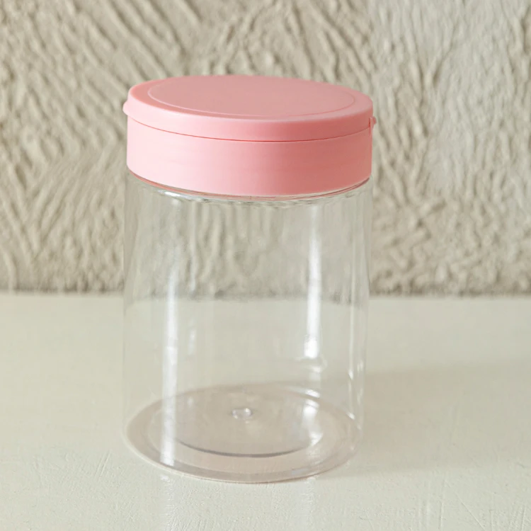 300ml500mlpet transparent cream lotion bottle flip-top plastic jar body lotion hair mask jar separate jar