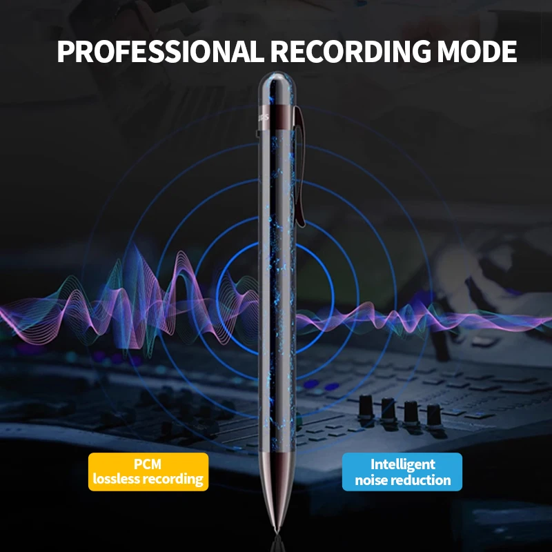 Philips Eco-friendly Resin Material Audio Recorder Pen Voice Activated Recording Device 32GB  VTR5900 PRO Golden Silk Jade