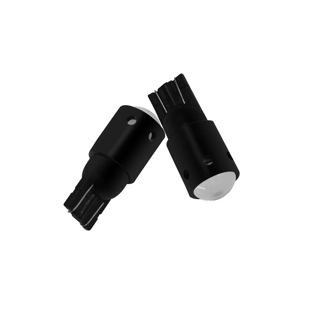 Custom Car logo LED Bulb T10 2SMD 5730 Chip 12V 24V 2W 194 501 White blue red yellow Amber Color W5W wedge Auto Lamp