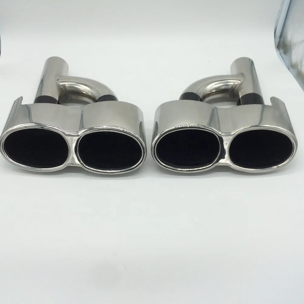 Car Exhaust Tip Stainless Steel Tail Pipe For Mercedes BENZ W221 S600 S350 S450 S300