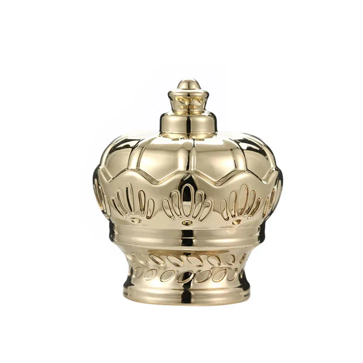 Luxury Zamac Crown Perfume Bottle Cap Fea 15 Zinc Alloy Crown Perfume Bottle Lid