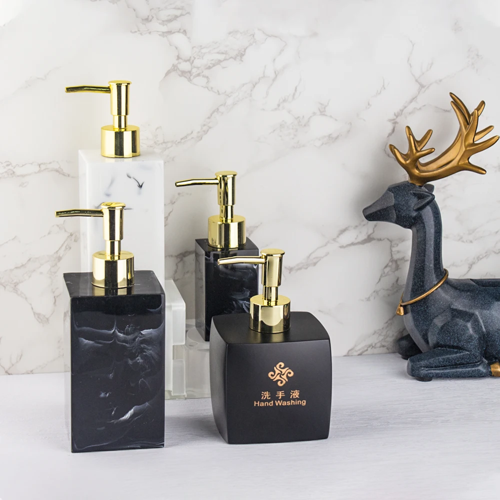 Bathroom Shower Dispenser Set Refillable Pump Shampoo Conditioner Body Wash Dispenser Bath Soap Bottle