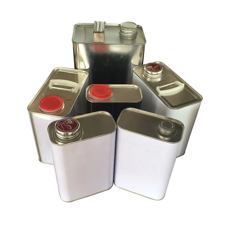 200ml-1L Заводские бутылки для моторного масла на заказ, 1 литр оловянной банки для масла, металлическая баночка для масла