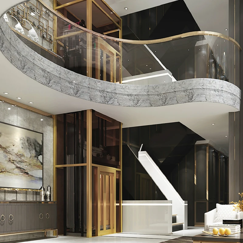 3-этажный Роскошный домашний Лифт high end villa house lift для продажи
