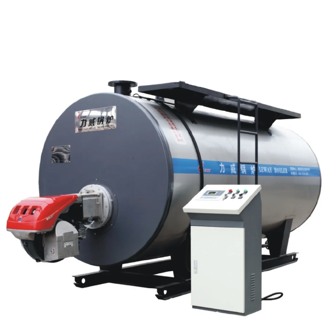 
Horizontal Wet-back 480kw Gas Fired Water Heating Boiler For the Villa 