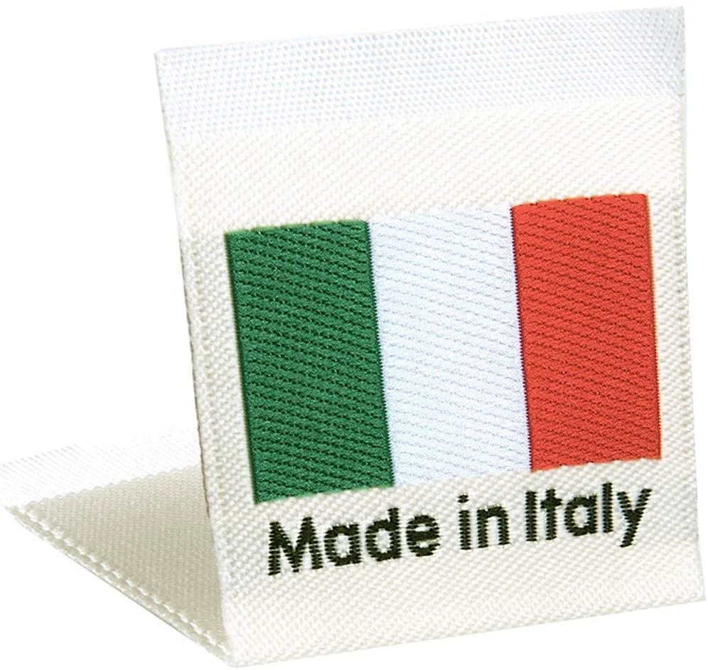 
Italy Flag Crafting Art Fashion Classic Woven Ribbons Tag Clothing Sewing Sew Garment Fabric Material Embroidered Labels Tags 