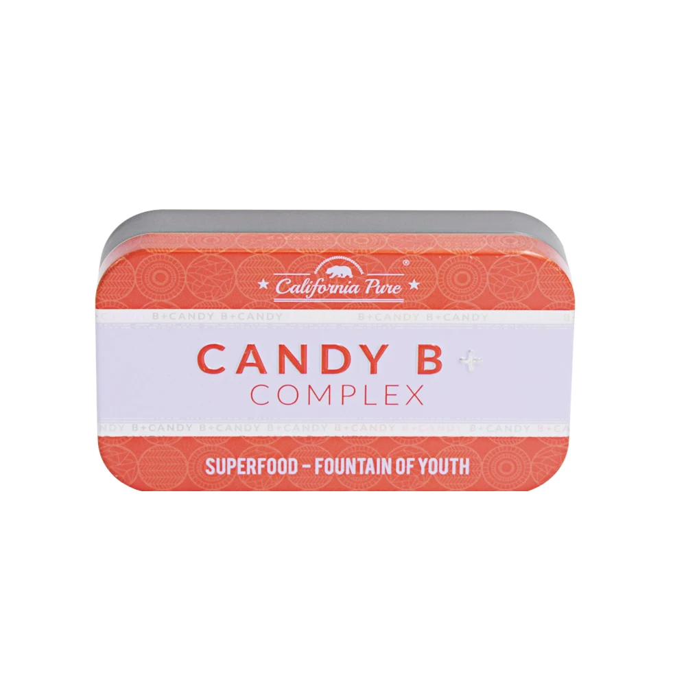 Factory Custom Mint Candy B+ Packaging Tin Box