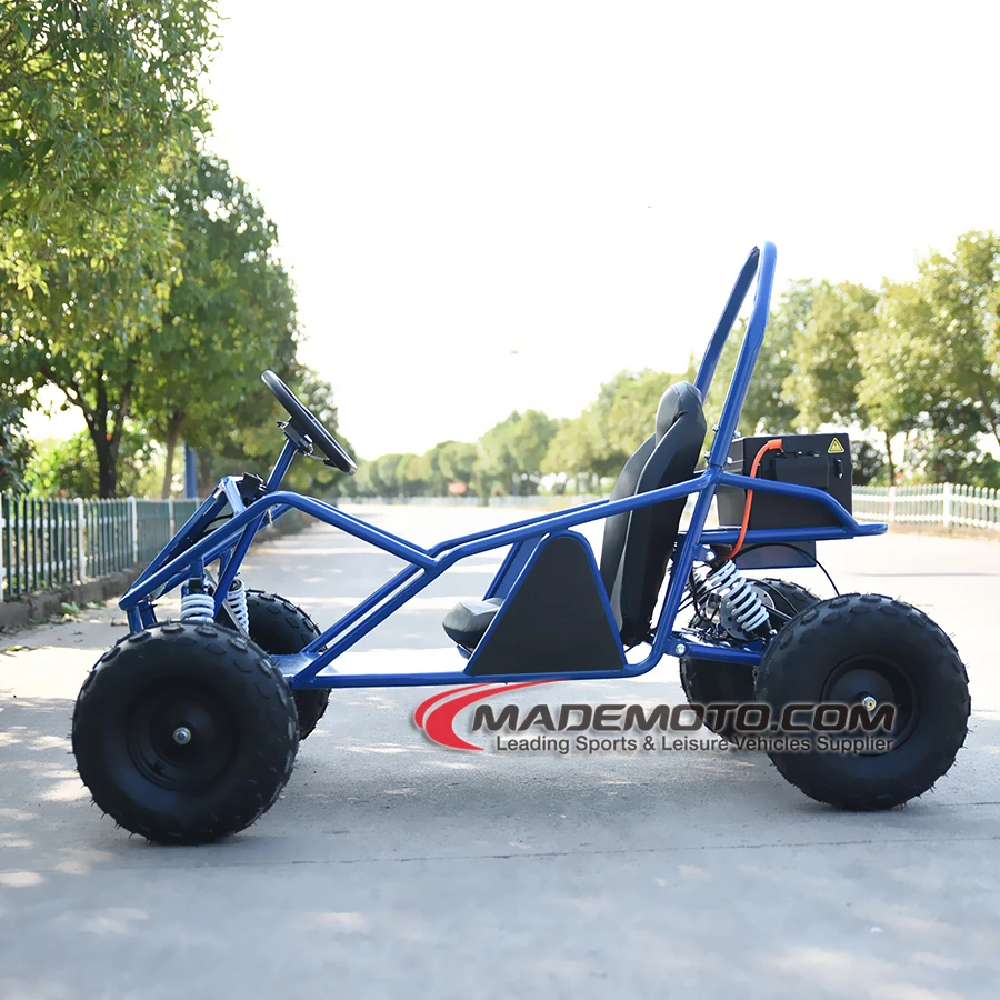 Manual Chassis Offroad For Outdoor Fun 1000W Electric Buggy Go Kart