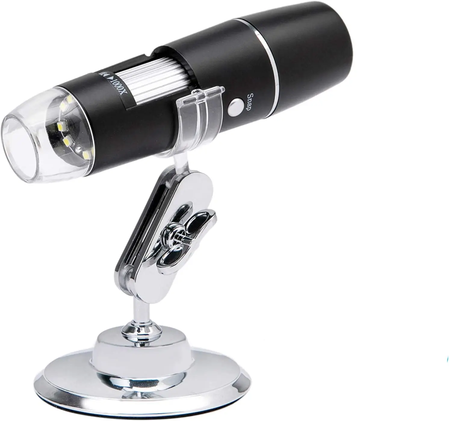 WiFi Digital Microscope Wireless 50X to 1000X Zoom Magnification Mini Handheld Endoscope Inspection HD Camera 8 LED Light