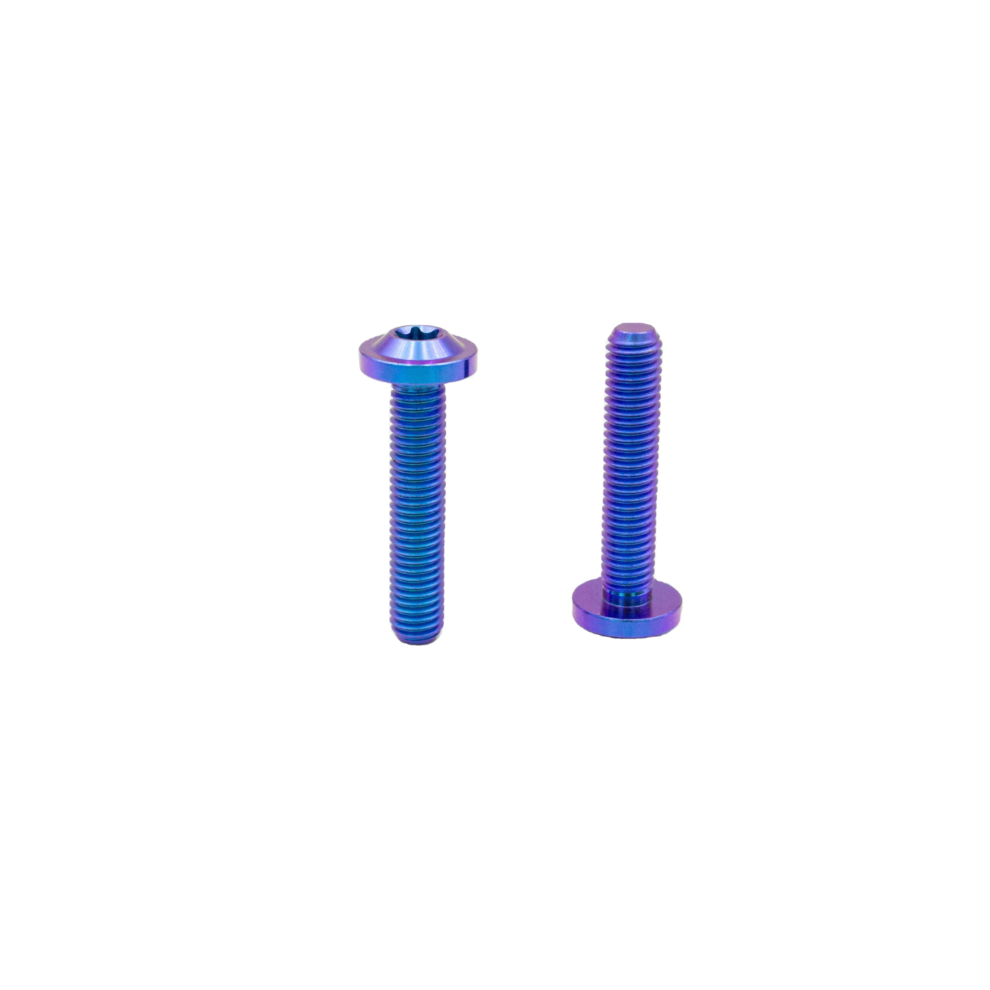 Motorcycle parts titanium bolt m8*40mm torx disc screw proti screws