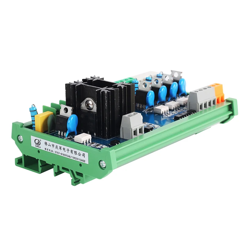 Huaqingjun 6-Channel PLC High Power Output AC Mixed Amplifier Board for Hydraulic Valve
