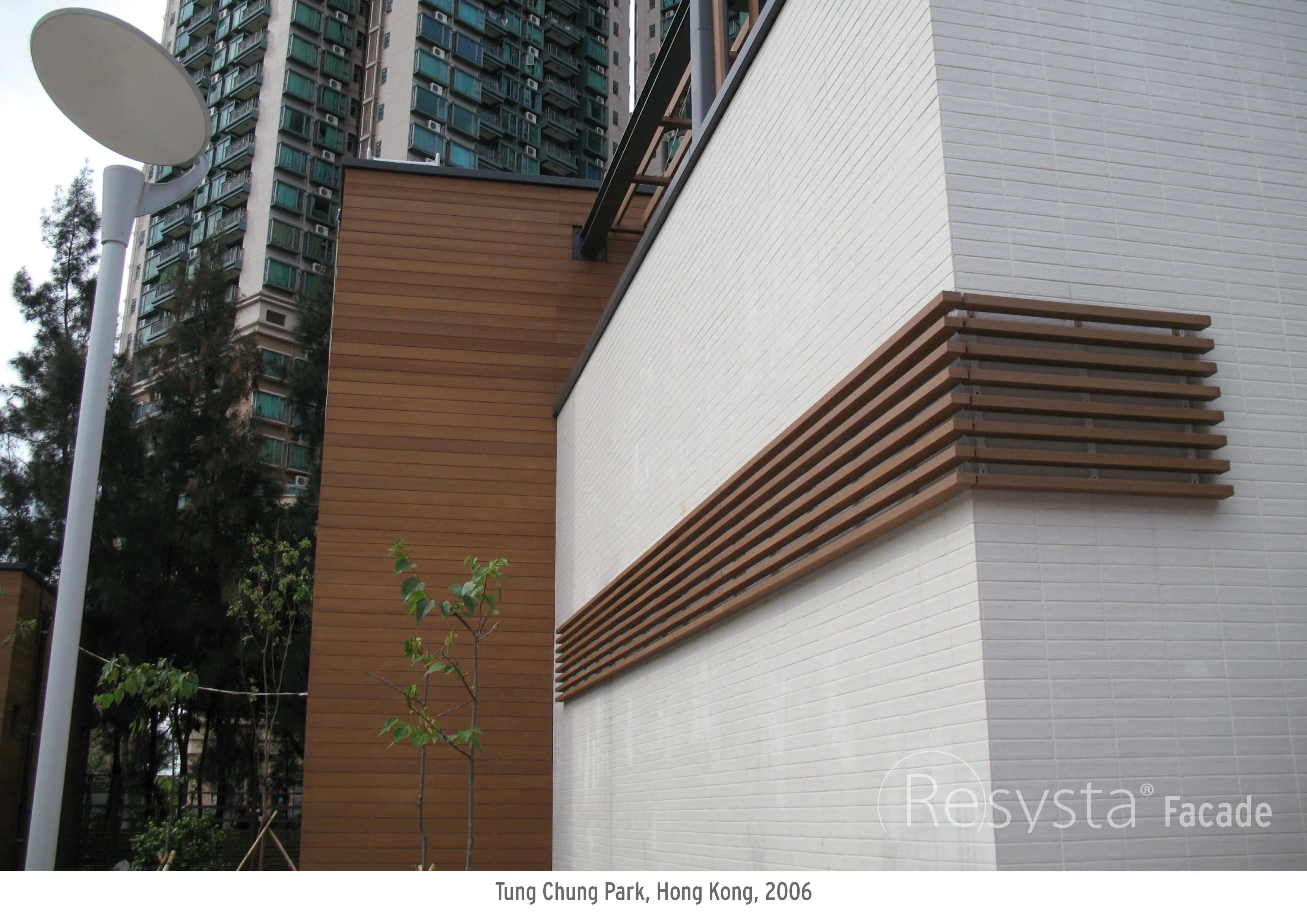 Customized Design Resysta Outside Wood Wall Cladding Panel Board
